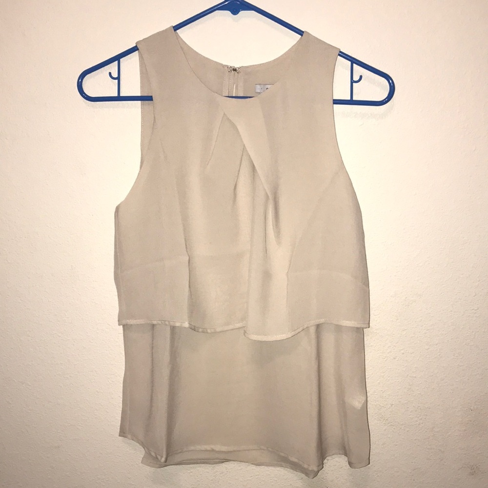 Cream colored blouse